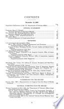 Acquisition deficiencies at the U.S. Department of Veterans Affairs : hearing before the Subcommittee on Oversight and Investigations of the Committee on Veterans' Affairs, U.S. House of Representatives, One Hundred Eleventh Congress, first session, December 16, 2009.