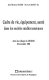 Cadre de vie, équipement, santé dans les sociétés méditerranéennes : Actes du colloque du CRHISM, 26 novembre 1999 /