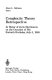 Complexity theory retrospective : in honor of Juris Hartmanis on the occasion of his sixtieth birthday, July 5, 1988 /