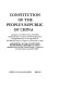 Constitution of the People's Republic of China : (adopted at the fifth session of the National People's Congress and Promulgated for Implementation by the Proclamation of the National People's Congress on December 4, 1982).