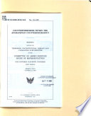 Counterterrorism within the Afghanistan counterinsurgency : hearing before the Terrorism, Unconventional Threats, and Capabilities Subcommittee of the Committee on Armed Services, House of Representatives, One Hundred Eleventh Congress, first session, hearing held October 22, 2009.