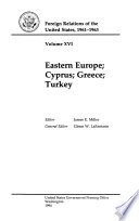 Eastern Europe; Cyprus; Greece; Turkey /