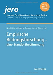 Empirische Bildungsforschung - eine Standortbestimmung