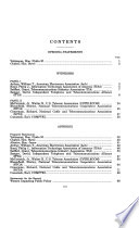 Full committee hearing on advancing the innovation agenda : the perspective of the technology and telecommunications industry /