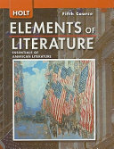 Holt elements of literature :