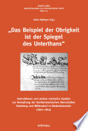 Instruktionen und andere normative Quellen zur Herrschaftsverwaltung auf den Liechtensteinischen Herrschaften Feldsberg und Wilfersdorf in Niederösterreich (1600-1815).