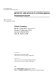 Recent advances in otitis media with effusion : proceedings of the third international symposium, May 17-20, 1983, Fort Lauderdale, Florida /