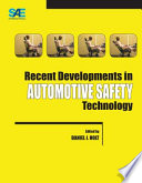 Recent developments in automotive safety technology /