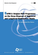 SAFIR 2: Belgian R&D Programme on the Deep Disposal of High-level and Long-lived Radioactive Waste An International Peer Review /