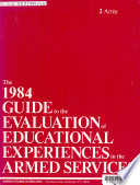 The 1980 guide to the evaluation of educational experiences in the armed services /