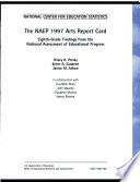The NAEP 1997 arts report card : eighth-grade findings from the National Assessment of Educational Progress /