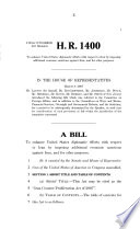 Various bills and resolutions : markup before the Committee on Foreign Affairs, House of Representatives, One Hundred Tenth Congress, first session, on H.R. 1400, H.R. 2844, H.Res. 121, H.R. 2798, H.R. 176, H.R. 2293, H. R. 2843, S. 377, H. Res. 208, H. Res. 287, H. Res. 294, H. Res. 378, H. Res. 380, H.Res. 426, H. Res. 427, H. Res. 467, H. Res. 482, H. Res. 497, H. Res. 500, H. Con. Res. 136, and H. Con. Res. 139, June 26, 2007.