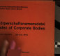 Körperschaftsnamensdatei. Index of corporate bodies. Stand: 1. Juni 1973 (1st June, 1973)