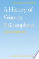 Modern women philosophers, 1600-1900 /