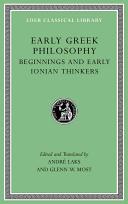 Early Greek philosophy /