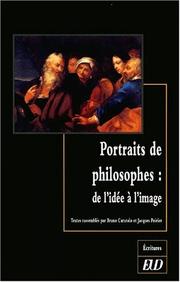 Portraits de philosophes : de l'idée à l'image : actes du colloque de Dijon, 18 et 19 novembre 1999 /