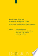 Recht und Frieden in der Philosophie Kants : Akten des X. Internationalen Kant-Kongresses /
