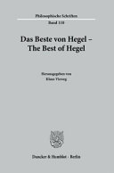 Das Beste von Hegel /