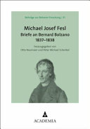 Michael Josef Fesl : Briefe an Bernard Bolzano 1837-1838 /