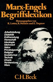 Marx-Engels Begriffslexikon /