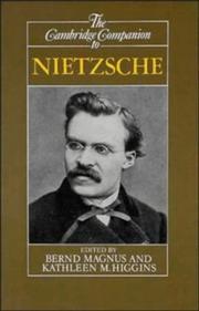 The Cambridge companion to Nietzsche /