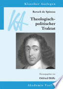 Baruch de Spinoza : theologisch-politischer Traktat /