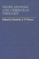 Neoplatonism and Christian thought /