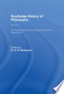 The Renaissance and seventeenth-century rationalism : Routledge history of philosophy, v.4 /