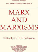 Marx and Marxism /