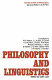 Philosophy and linguistics /