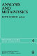 Analysis and metaphysics : essays in honor of R.M. Chisholm /