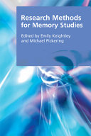 Research methods for memory studies /