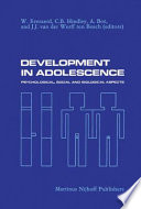 Development in adolescence : psychological, social, and biological aspects /