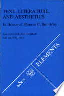 Text, literature, and aesthetics : in honor of Monroe C. Beardsley /