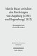 Martin Bucer zwischen den Reichstagen von Augsburg (1530) und Regensburg (1532) : Beiträge zu einer Geographie, Theologie und Prosopographie der Reformation /