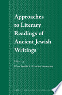 Approaches to literary readings of ancient Jewish writings /