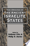 The Origins of the ancient Israelite states /