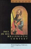 Paul in his Hellenistic context /