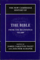 The new Cambridge history of the Bible.