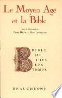 Le Moyen Age et la Bible /