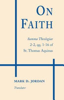 On faith. Summa Theologiae /