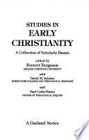Doctrines of God and Christ in the early church /