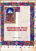 Memoriam fecit mirabilium Dei : scritti in onore Emanuele Boaga, O. Carm. /