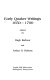 Early Quaker writings, 1650-1700 /