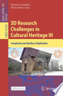 3D research challenges in cultural heritage.