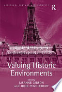 Valuing historic environments /