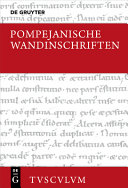 Pompejanische Wandinschriften : lateinisch-deutsch /