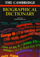 The Cambridge biographical dictionary /