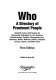 Who : a directory of prominent people /
