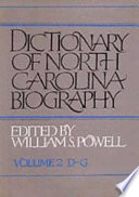 Dictionary of North Carolina biography.